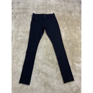 Celebrity Pink Jeans Women's Stretch Mid Rise Skinny Jeans Sz 0 / 24 Black 725